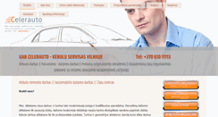 Desktop Screenshot of celerauto.lt